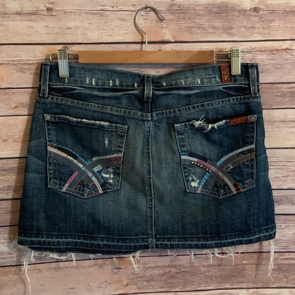 7 For All Mankind Jean skirt size 27